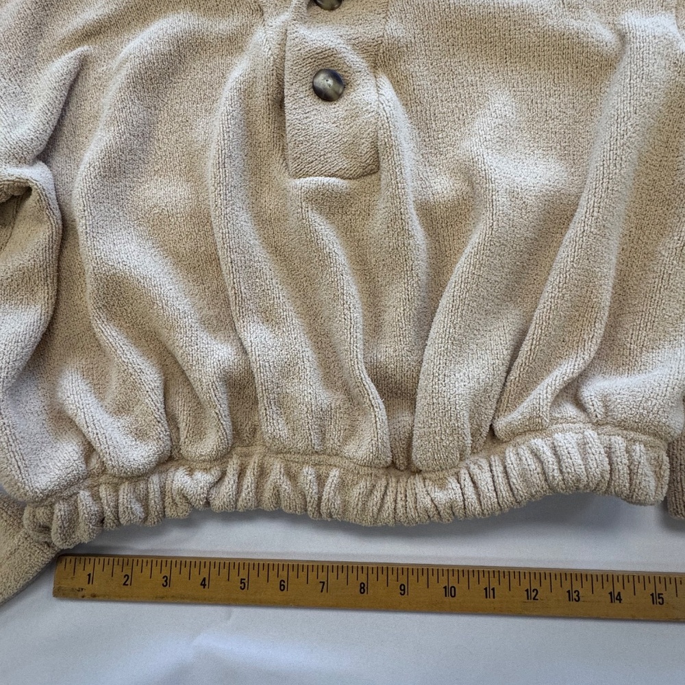 Free People Beach Tan Sweater Large - Picture 9 of 9